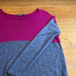 Splendid Sweater | Pink Grey | Crew Neck